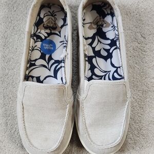 Roxy Women's Minnow Slip on memory foam Sneaker Shoe - 7.5